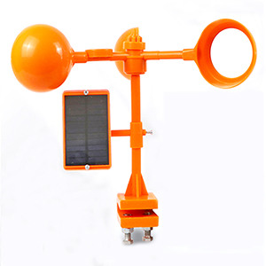 reflective plastic windmill bird repeller with solar power